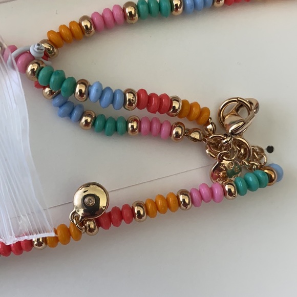 NWT J CREW Kids GIRLS PINEAPPLE Fruit CHARM NECKLACE And BRACELET SET Crewcuts - Picture 4 of 4